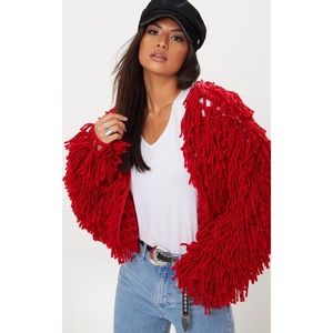 NWT Pretty Little Thing Shaggy Coat